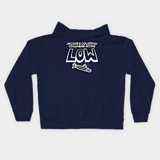 Jacques Cousteau Deep and Low Kids Hoodie